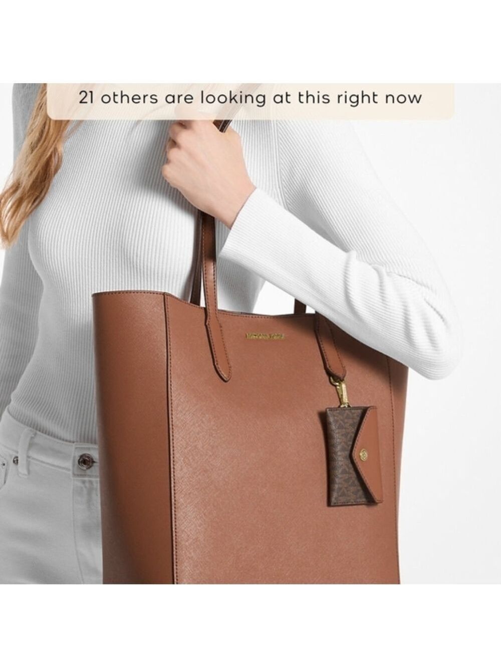 Sale! Michael Kors Brown Tote with Classic Design - Picture 3 of 3